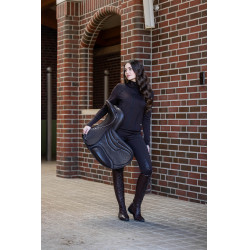 HKM Rio legging met volledige siliconen zitvlak Donkerbruin