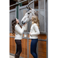 HKM Rio legging met volledige siliconen zitvlak Donkerbruin