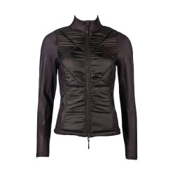 Prag II Style HKM jas in twee materialen Donkerbruin Prag II Style HKM jas in twee materialen Donkerbruin