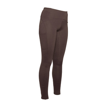 Legging Arezzo fullseat in siliconen Lauria Garrelli Donkerbruin