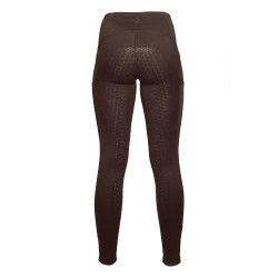 Legging Arezzo fullseat in siliconen Lauria Garrelli Donkerbruin