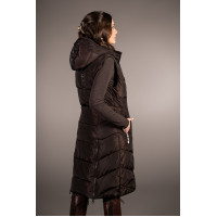 Lange gewatteerde jas Arezzo Lauria Garrelli Donkerbruin Lange gewatteerde jas Arezzo Lauria Garrelli Donkerbruin
