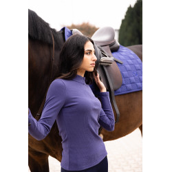 Polo met lange mouwen Arezzo Soft Lauria Garrelli Indigo Blauw