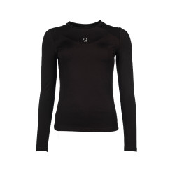 Arezzo Function Lauria Garrelli lange mouwen polo Donkerbruin