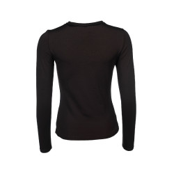 Arezzo Function Lauria Garrelli lange mouwen polo Donkerbruin