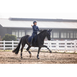 Leren riem Arezzo Lauria Garrelli Indigo Blauw