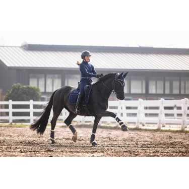 Leren riem Arezzo Lauria Garrelli Indigo Blauw