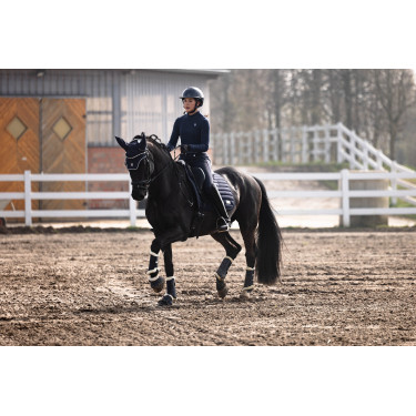 Leren riem Arezzo Lauria Garrelli Indigo Blauw