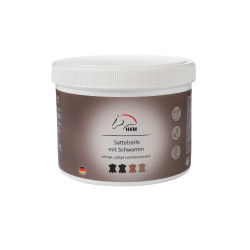 Zadelzeep met spons 500 ml HKM Indicatieve kleur Transparant