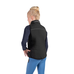 Verwarmd kinderbodywarmer Cuddle Style HKM Zwart