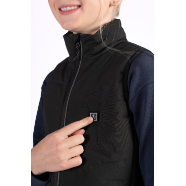 Verwarmd kinderbodywarmer Cuddle Style HKM Zwart