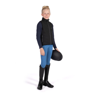 Verwarmd kinderbodywarmer Cuddle Style HKM Zwart