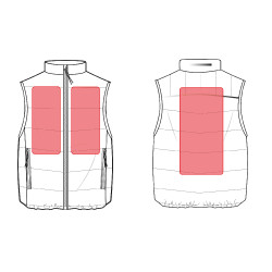 HKM Cuddle Style verwarmd kinderbodywarmer zonder batterij Zwart