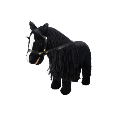 Pluche Cuddle Horse HKM Zwart