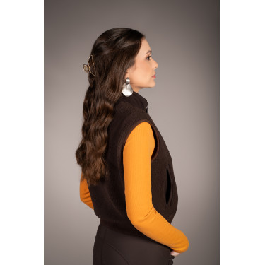 Bodywarmer Arezzo Teddy Lauria Garrelli Donkerbruin