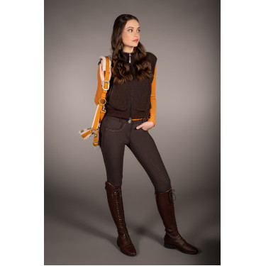 Bodywarmer Arezzo Teddy Lauria Garrelli Donkerbruin