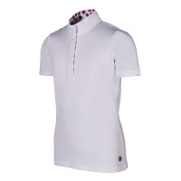 Wedstrijdpolo Hunter Kids korte mouwen HKM Wit