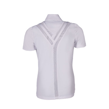 Wedstrijdpolo Hunter Kids korte mouwen HKM Wit