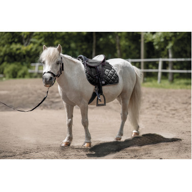 Zadel voor Shetland set Lucy HKM Zwart Zadel voor Shetland set Lucy HKM Zwart