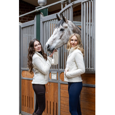 Cloud fleecevest HKM Crème Beige