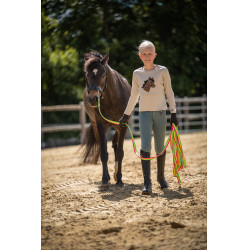 HKM Rainbow werk-longeerlijn Veelkleurig Multicolor