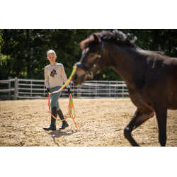 HKM Rainbow werk-longeerlijn Veelkleurig Multicolor