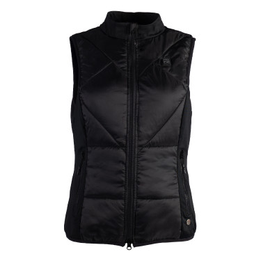 Verwarmd vest Slimline Style HKM Zwart