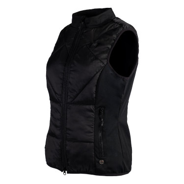 Verwarmd vest Slimline Style HKM Zwart