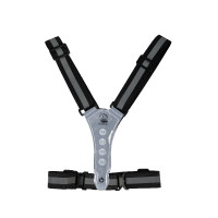 LED-lichtgevend vest HKM Fluogeel