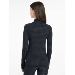 LeMieux Aspen zipcoltrui Houndstooth-motief LeMieux Aspen zipcoltrui Houndstooth-motief