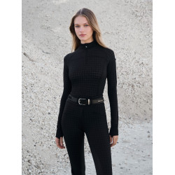 LeMieux Aspen zipcoltrui Houndstooth-motief LeMieux Aspen zipcoltrui Houndstooth-motief