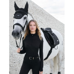 LeMieux Aspen zipcoltrui Houndstooth-motief LeMieux Aspen zipcoltrui Houndstooth-motief