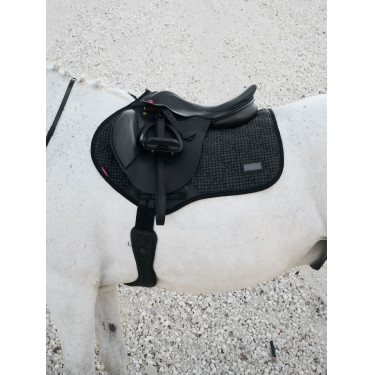 LeMieux Aspen Square Close Contact zadeldekje Houndstooth-motief