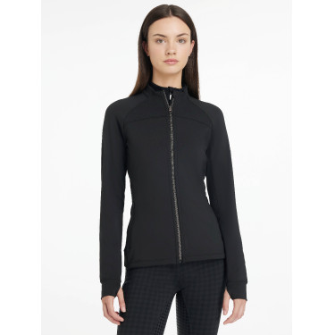 Geborsteld LeMieux Aspen-vest met rits Zwart Geborsteld LeMieux Aspen-vest met rits Zwart