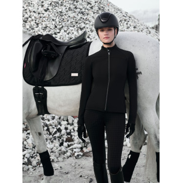 Geborsteld LeMieux Aspen-vest met rits Zwart Geborsteld LeMieux Aspen-vest met rits Zwart