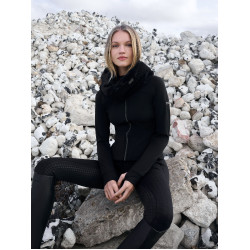 Geborsteld LeMieux Aspen-vest met rits Zwart Geborsteld LeMieux Aspen-vest met rits Zwart