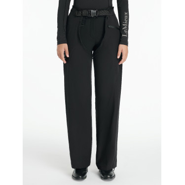 Waterdichte chaps LeMieux Stormwear Young Rider Zwart