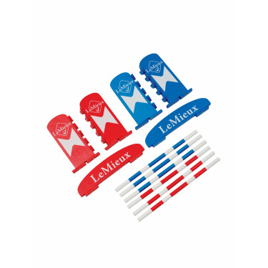 Springwedstrijdset LeMieux Toy Pony Benetton / chili / wit Springwedstrijdset LeMieux Toy Pony Benetton / chili / wit