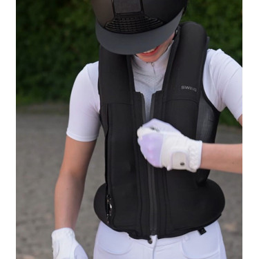 Bevestigingskoord voor Swing P25 AIR airbagvest Zwart Bevestigingskoord voor Swing P25 AIR airbagvest Zwart