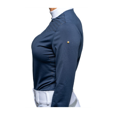 Wedstrijdpolo Flags & Cup Isla lange mouwen