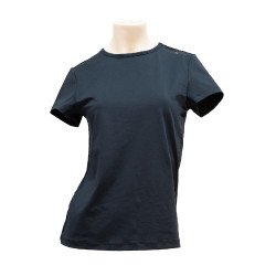 Dames T-shirt met korte mouwen Flags & Cup Casoria Marine Marineblauw