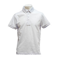 Wedstrijdpolo Flags & Cup korte mouw heren San Remo Wit