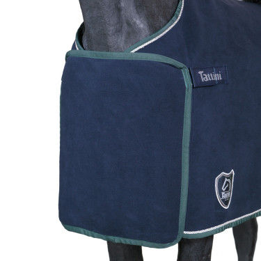 Tattini deken met fleecelining Blauw