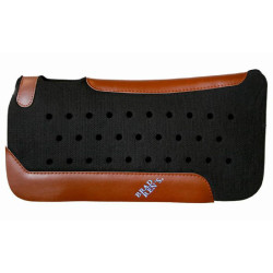 Brad Ren’s schokdemper van neopreen en vilt Zwart / bruin