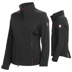 Tattini Aosta softshell jas voor dames Zwart