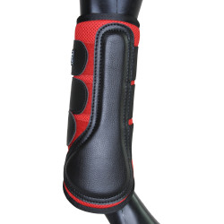 Mesh- en neopreen-peesbeschermers T de T Rood