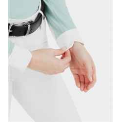 Dameslange mouwen shirt Horse Pilot Aerolight Watergroen Blauw