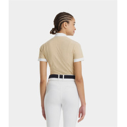 Horse Pilot Aerolight dames korte mouwen shirt Zandkleurig Beige