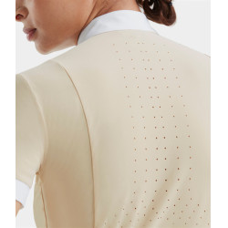 Horse Pilot Aerolight dames korte mouwen shirt Zandkleurig Beige