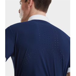 Horse Pilot wedstrijdshirt met korte mouwen voor heren Aerolight Marine Marineblauw Horse Pilot wedstrijdshirt met korte mouwen voor heren Aerolight Marine Marineblauw